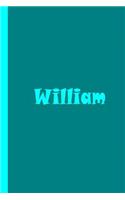 William - Personalized Journal