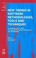 New Trends in Software Methodologies, Tools and Techniques