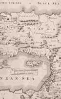 Vintage Map Field Journal Notebook, 50 pages/25 sheets, 4x6