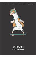 Skating Lama Calendar 2020