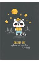 Notebook Journal: Dream Big Gratitude Journal Notebook Diary Record for Children Boys Girls Teens With Daily Prompts to Writing and Practicing . 6x9 120 Pages (Planne