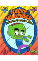 Happy Halloween Coloring Book for Kids