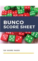 Bunco Score Sheet