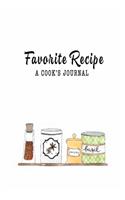 Favorite Recipe A Cook's Journal