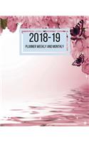 2018-19 Planner Weekly and Monthly: July 2018 to June 2019 Planner - 8 x 10 Inches - Paperback(96 Academic Planner One)