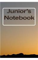 Junior's Notebook: Personal Journal