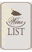 Wine List
