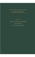 Analytische Geometrie Der Ebene Und Des Raumes