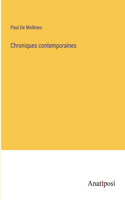 Chroniques contemporaines