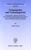 Frauenquoten Und Verfassungsrecht