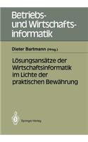Lösungsansätze Der Wirtschaftsinformatik Im Lichte Der Praktischen Bewährung