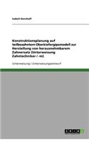 Konstruktionsplanung auf teilbezahntem Oberkiefergipsmodell zur Herstellung von herausnehmbarem Zahnersatz (Unterweisung Zahntechniker / -in)