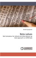 Beta Values: (English)