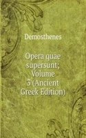 Opera quae supersunt; Volume 3 (Ancient Greek Edition)