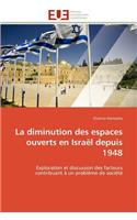 La Diminution Des Espaces Ouverts En Isra�l Depuis 1948: (Omn.Univ.Europ.)
