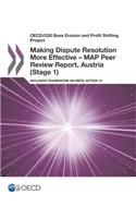 Making dispute resolution more effective - MAP peer review report, Austria (stage 1)