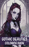 Gothic Beauties Coloring Book