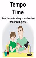 Italiano-Inglese Tempo/Time Libro illustrato bilingue per bambini