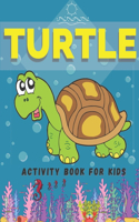 Turtle Activity Book for Kids