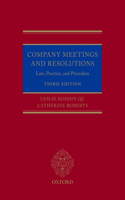 Company Meetings and Resolutions