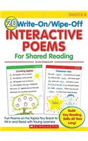 20 Write-On/Wipe-Off Interactive Poems for Shared Reading: Fun Poems on the Topics You Teach to Fill in and Read With Young Learners