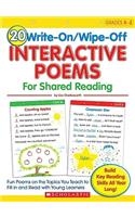 20 Write-On/Wipe-Off Interactive Poems for Shared Reading