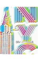 ICONIC Chrysler Building Rainbow Writing Drawing Journal. Sir Michael artist limited edition