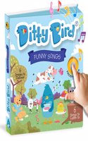 Ditty Bird Musical Books for Toddlers | Fun Children's Nursery Rhyme Book | The Johny Johny, Yes Papa Book with Sound | Interactive Books For 1 Year Old to 3 Year Olds | Sturdy Baby Sound Books