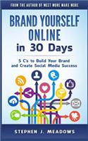 Brand Yourself Online in 30 Days