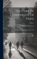 Histoire De L'université De Paris