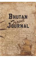 Bhutan Travel Journal: 6x9 Travel Notebook with prompts and Checklists perfect gift for your Trip to Bhutan for every Traveler