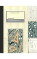 Graph Paper Notebook: Quad Ruled, Grid Paper Notebook, Graph Paper Composition Books (Large 8.5 x 11) Cream