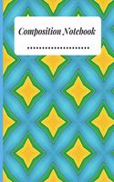 Composition Notebook: Pattern Spiral Triangle Composition College Ruled Line paper Notebook Lined Journal / Notebook to write in 120 Pages (6" X 9")