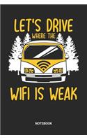 Let's Drive Where The Wifi Is Weak Notebook