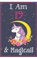 Unicorn Journal I am 19 and Magical