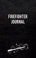 Firefighter Journal: Blank Line Firefighter Journal / Planner / Career / Co-Worker / Job Gift (6 x 9 - 110 Wide Pages)