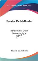 Poesies De Malherbe