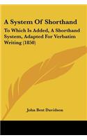 System Of Shorthand