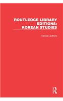 Routledge Library Editions: Korean Studies