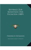 Beitrage Zur Kenntniss Der Fucaceen (1889)