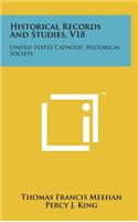 Historical Records and Studies, V18