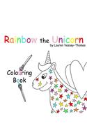 Rainbow the Unicorn Colouring Book