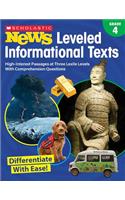 Scholastic News Leveled Informational Texts: Grade 4