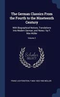 THE GERMAN CLASSICS FROM THE FOURTH TO T