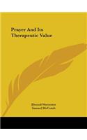 Prayer And Its Therapeutic Value