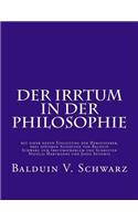 Der Irrtum in der Philosophie