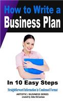 How to Write a Business Plan