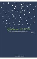 The Gratitude Journal: Five Minutes a Day to a Happier You (Navy Sage)