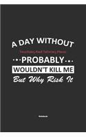 A Day Without Teaching And Tutoring Music Probably Wouldn't Kill Me But Why Risk It Notebook: NoteBook / Journla Teaching And Tutoring Music Gift, 120 Pages, 6x9, Soft Cover, Matte Finish