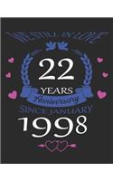 We still in love 22 years Anniversary since January 1998